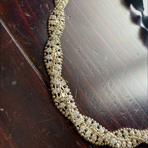 Shiny Jewel Gold/Silver Stretch Headband